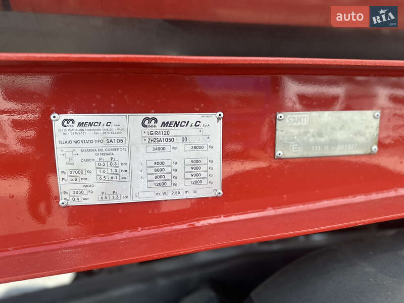 Цистерна полуприцеп Menci SA 2008 в Виннице фото 13 Цистерна полуприцеп Menci SA 2008 в Виннице