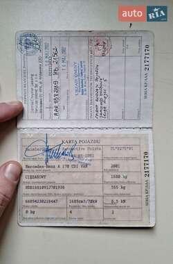 Хэтчбек Mercedes-Benz A-Class 2001 в Киеве