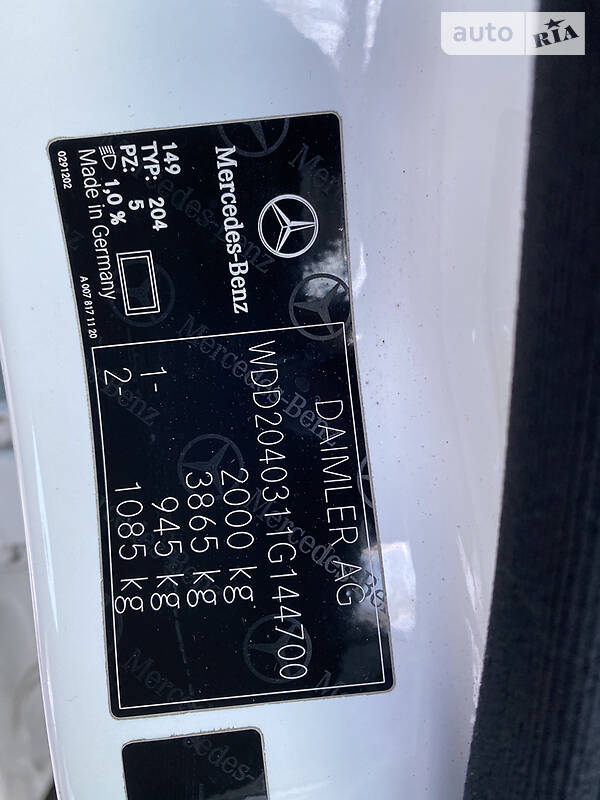 Седан Mercedes-Benz C-Class 2013 в Киеве