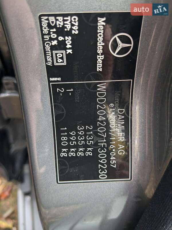 Универсал Mercedes-Benz C-Class 2009 в Львове