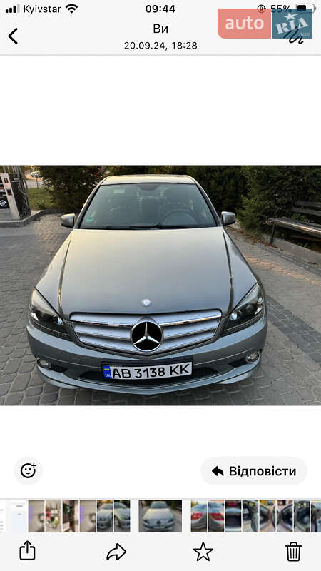 Седан Mercedes-Benz C-Class 2010 в Виннице
