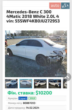Седан Mercedes-Benz C-Class 2018 в 