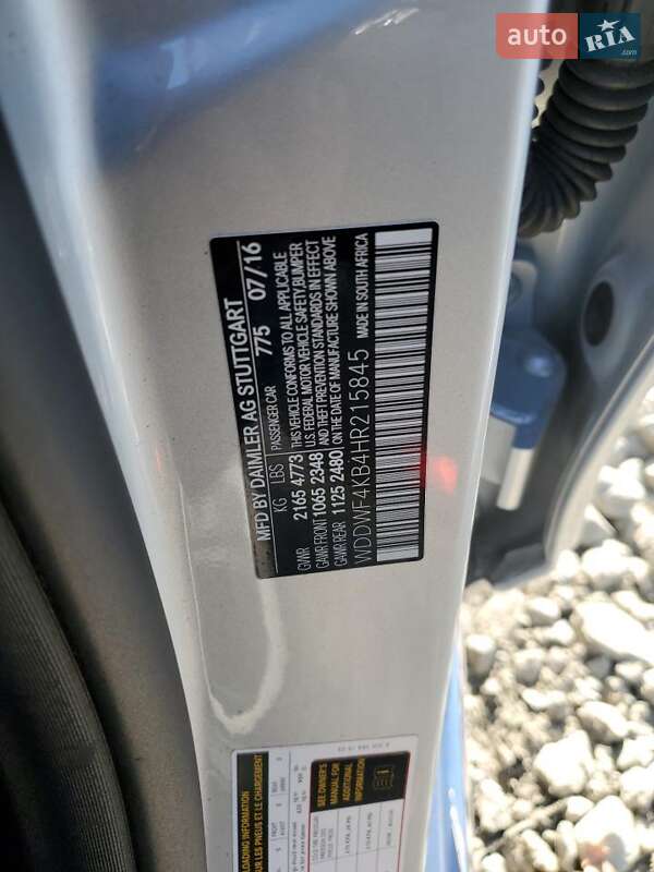 Седан Mercedes-Benz C-Class 2016 в Одесі