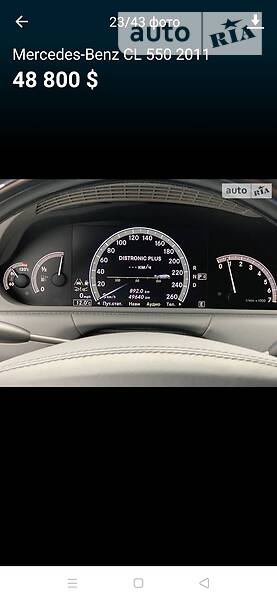 Купе Mercedes-Benz CL-Class 2011 в Ізмаїлі