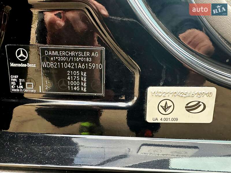 Седан Mercedes-Benz E-Class 2005 в Николаеве
