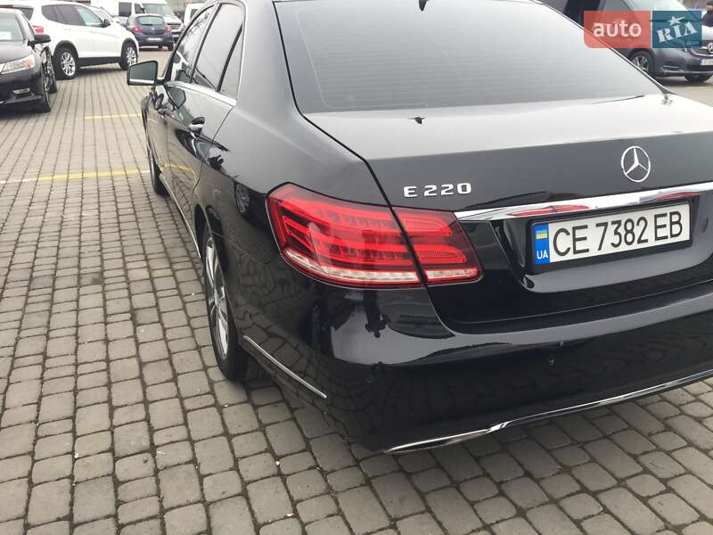 Седан Mercedes-Benz E-Class 2014 в Черновцах
