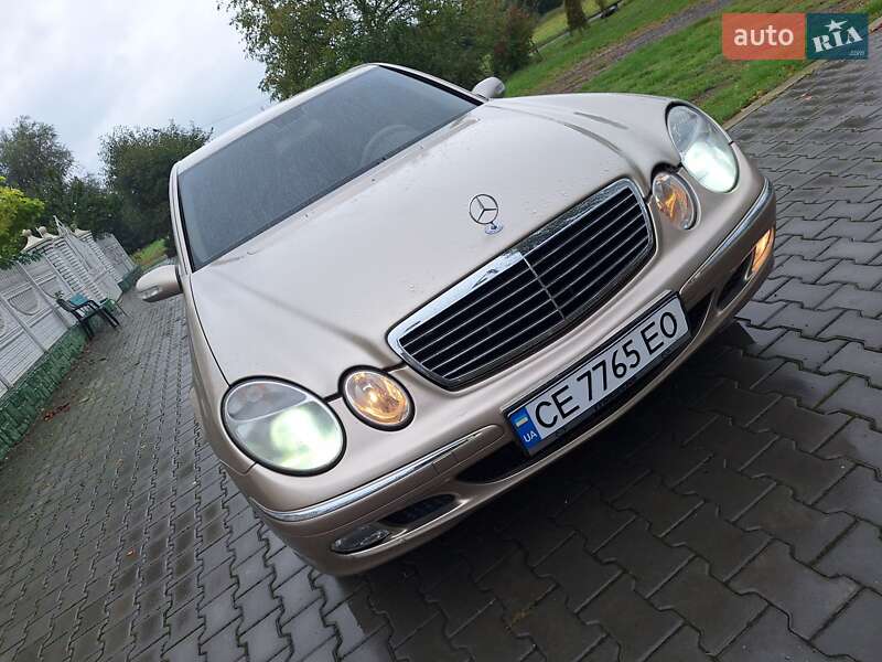 Седан Mercedes-Benz E-Class 2002 в Черновцах
