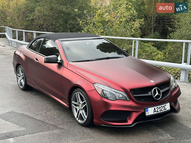 Кабриолет Mercedes-Benz E-Class 2016 в Киеве