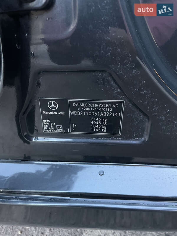 Седан Mercedes-Benz E-Class 2004 в Любомле фото 27 Седан Mercedes-Benz E-Class 2004 в Любомле