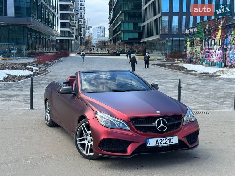 Кабриолет Mercedes-Benz E-Class 2016 в Киеве
