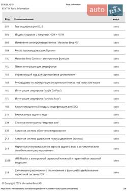 Позашляховик / Кросовер Mercedes-Benz EQC 2021 в 