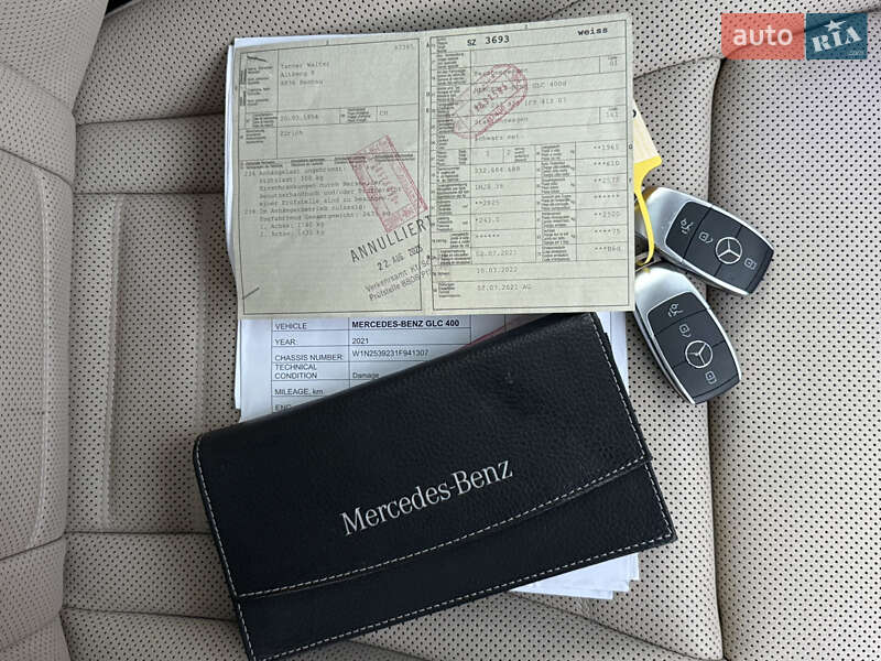 Позашляховик / Кросовер Mercedes-Benz GLC-Class 2021 в Чернівцях