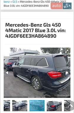 Внедорожник / Кроссовер Mercedes-Benz GLS-Class 2017 в 