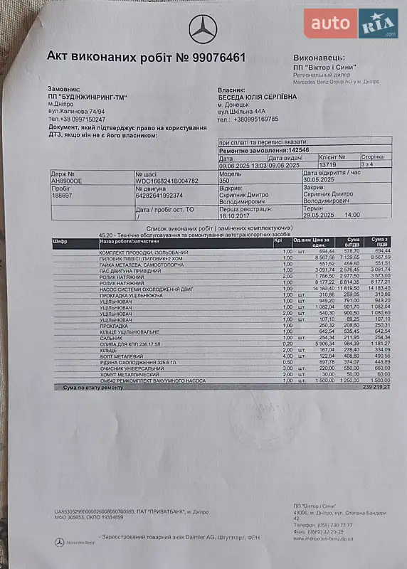 Внедорожник / Кроссовер Mercedes-Benz GLS-Class 2017 в Ужгороде документ 4 фото Внедорожник / Кроссовер Mercedes-Benz GLS-Class 2017 в Ужгороде документ