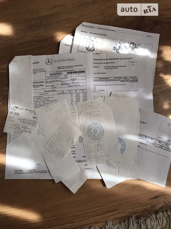 Внедорожник / Кроссовер Mercedes-Benz M-Class 2008 в Хмельницком документ