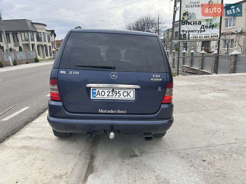 Внедорожник / Кроссовер Mercedes-Benz M-Class 2001 в Тячеве