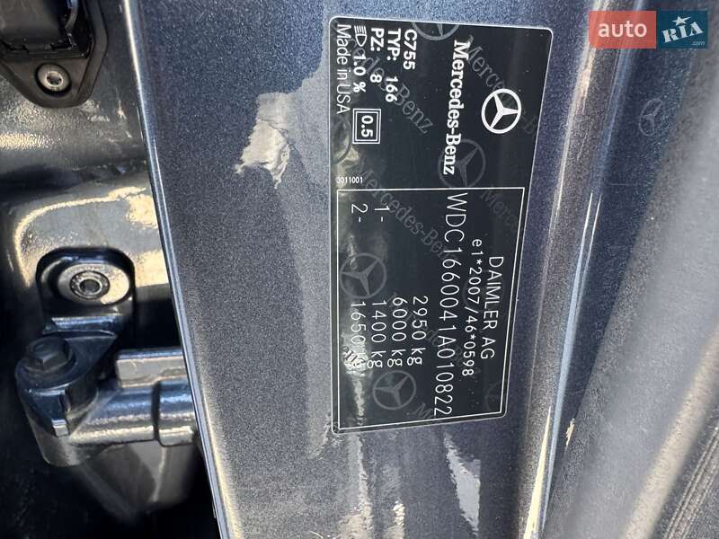Внедорожник / Кроссовер Mercedes-Benz M-Class 2012 в Запорожье