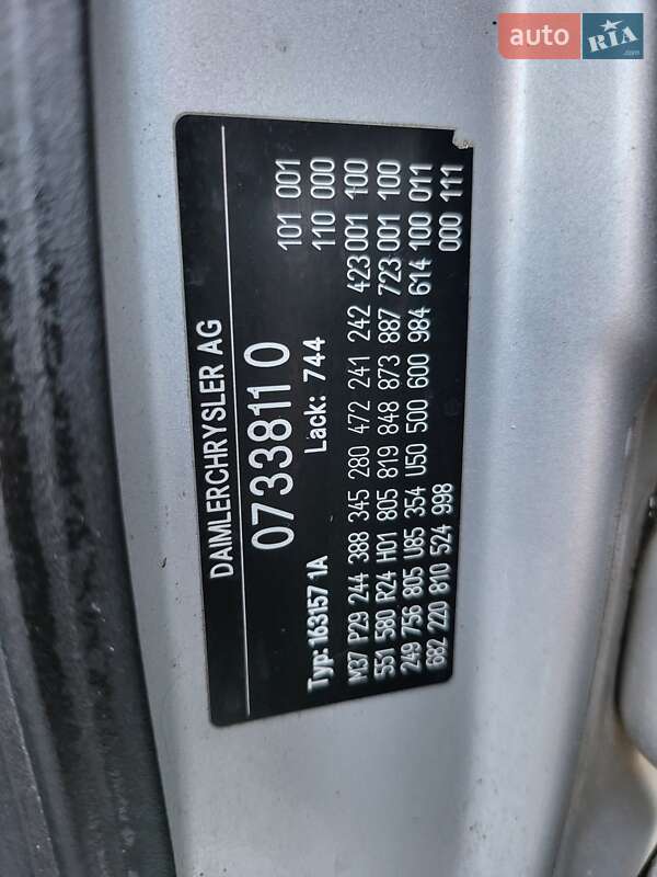 Позашляховик / Кросовер Mercedes-Benz M-Class 2004 в Києві