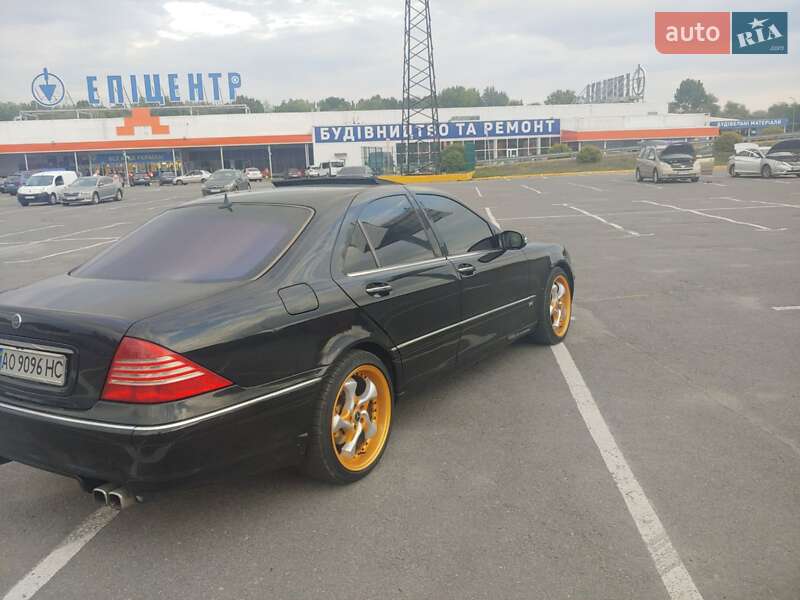 Седан Mercedes-Benz S-Class 1999 в Ужгороді фото 4 Седан Mercedes-Benz S-Class 1999 в Ужгороді