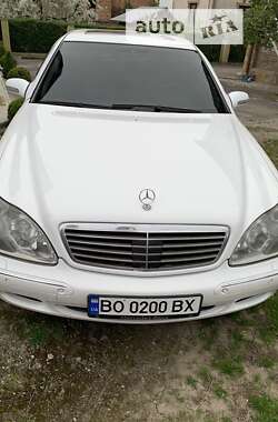 Седан Mercedes-Benz S-Class 2000 в Тернополі