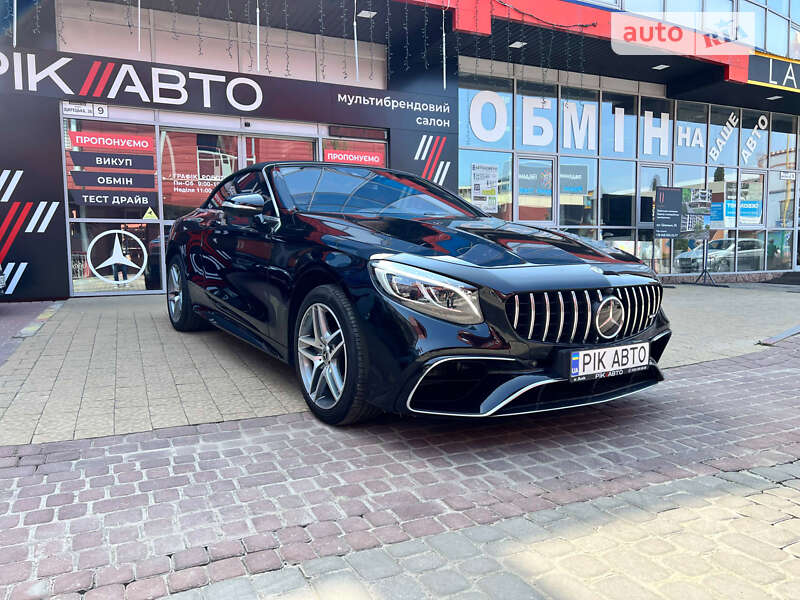Кабриолет Mercedes-Benz S-Class 2018 в Львове