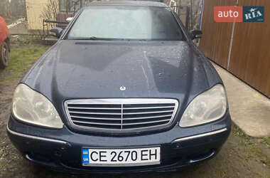 Седан Mercedes-Benz S-Class 2001 в Чернівцях