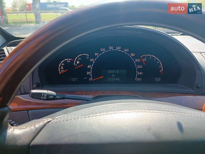 Седан Mercedes-Benz S-Class 2000 в Одессе фото 17 Седан Mercedes-Benz S-Class 2000 в Одессе
