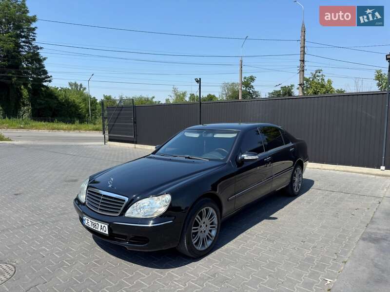 Седан Mercedes-Benz S-Class 2001 в Чернівцях