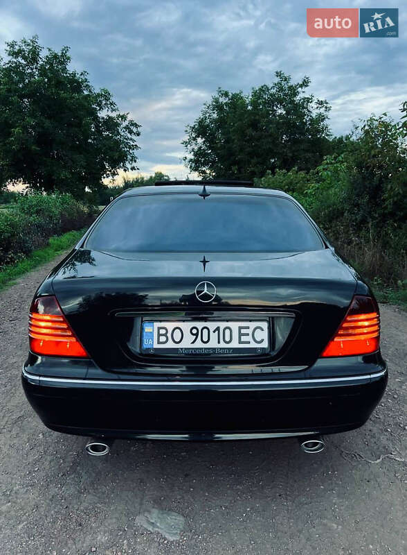 Седан Mercedes-Benz S-Class 2002 в Тернополі