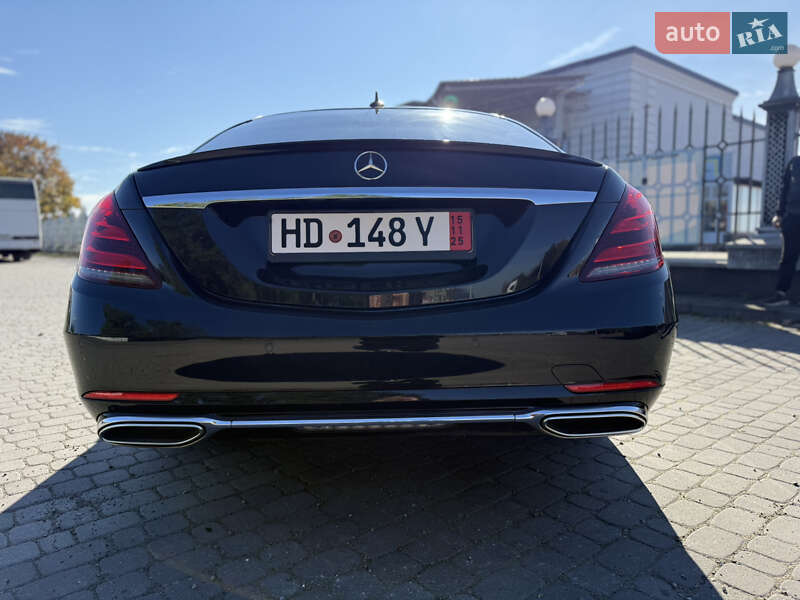 Седан Mercedes-Benz S-Class 2019 в Снятині фото 10 Седан Mercedes-Benz S-Class 2019 в Снятині