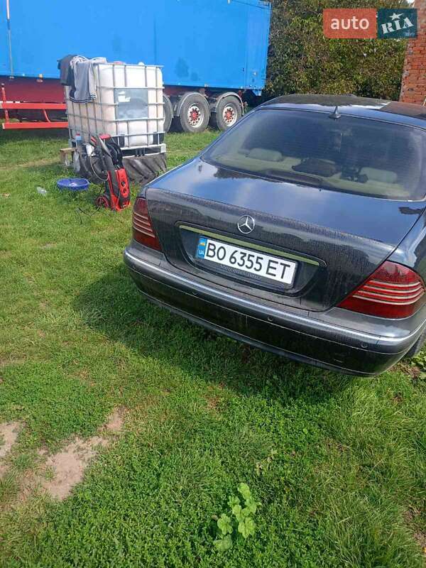 Седан Mercedes-Benz S-Class 2001 в Чорткове фото 5 Седан Mercedes-Benz S-Class 2001 в Чорткове