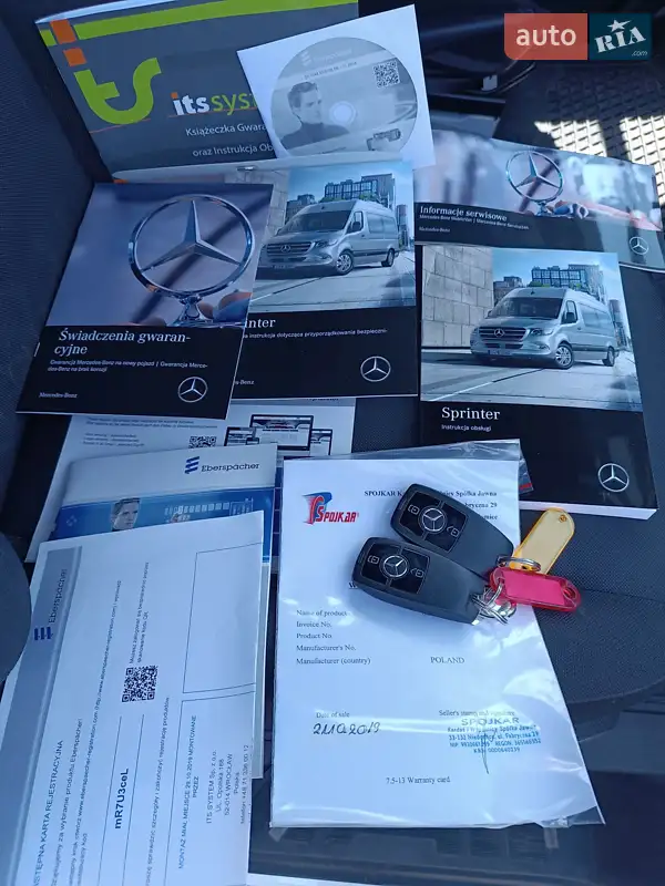 Борт Mercedes-Benz Sprinter 2019 в Києві документ