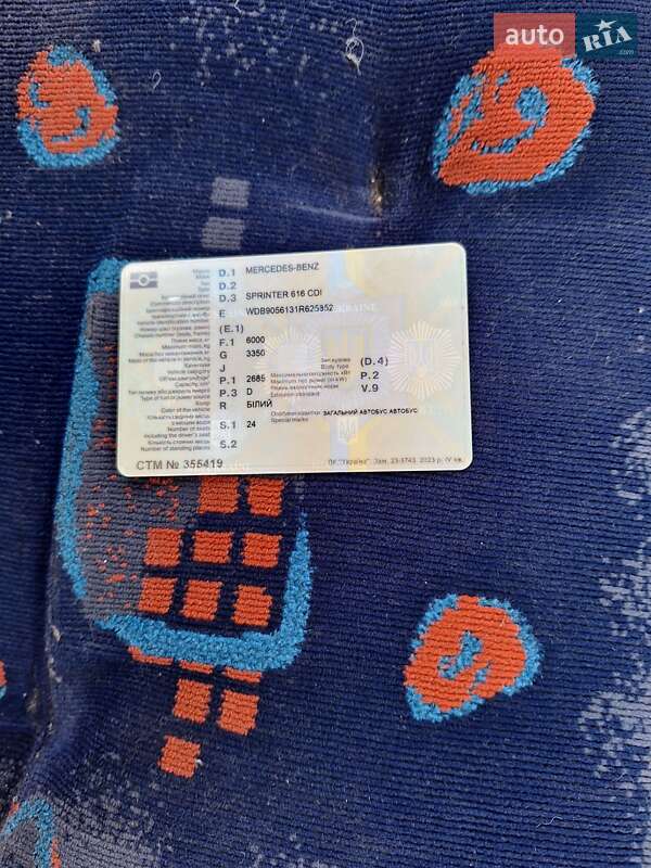 Туристичний / Міжміський автобус Mercedes-Benz Sprinter 2004 в Рівному