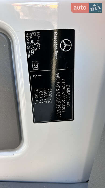 Грузовой фургон Mercedes-Benz Sprinter 2016 в Борисполе