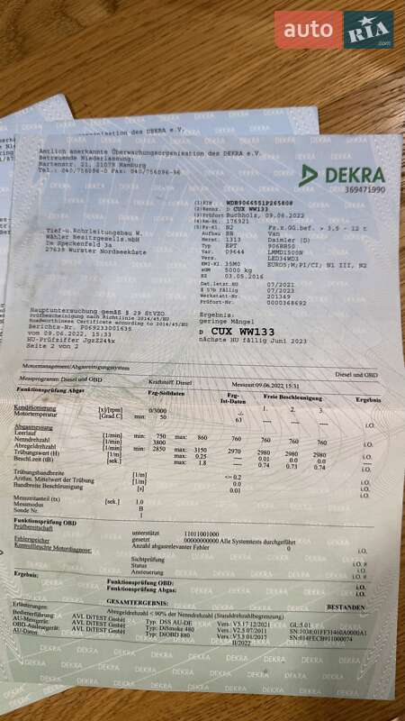 Грузовой фургон Mercedes-Benz Sprinter 2016 в Бершади фото 36 Грузовой фургон Mercedes-Benz Sprinter 2016 в Бершади