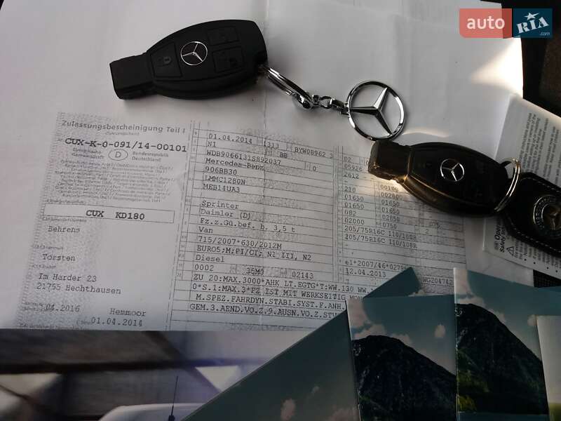 Грузовой фургон Mercedes-Benz Sprinter 2014 в Ковеле фото 26 Грузовой фургон Mercedes-Benz Sprinter 2014 в Ковеле