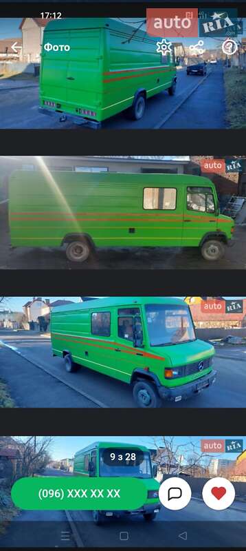 Вантажопасажирський фургон Mercedes-Benz T2 1995 в Луцьку