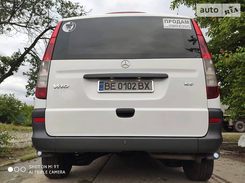 Вантажопасажирський фургон Mercedes-Benz Vito 2005 в Первомайську фото 7 Вантажопасажирський фургон Mercedes-Benz Vito 2005 в Первомайську