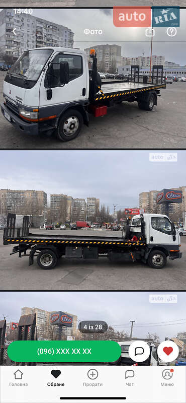Эвакуатор Mitsubishi Fuso Canter 1998 в Одессе