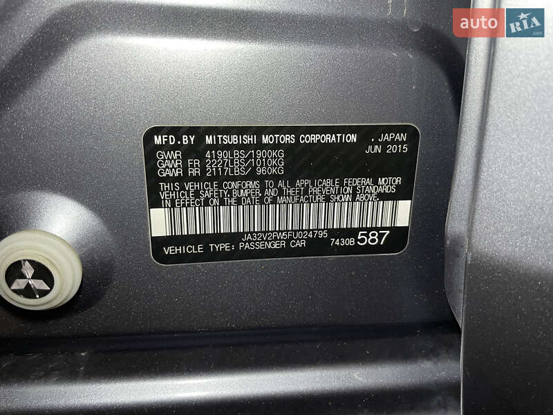 Седан Mitsubishi Lancer 2015 в Киеве фото 22 Седан Mitsubishi Lancer 2015 в Киеве