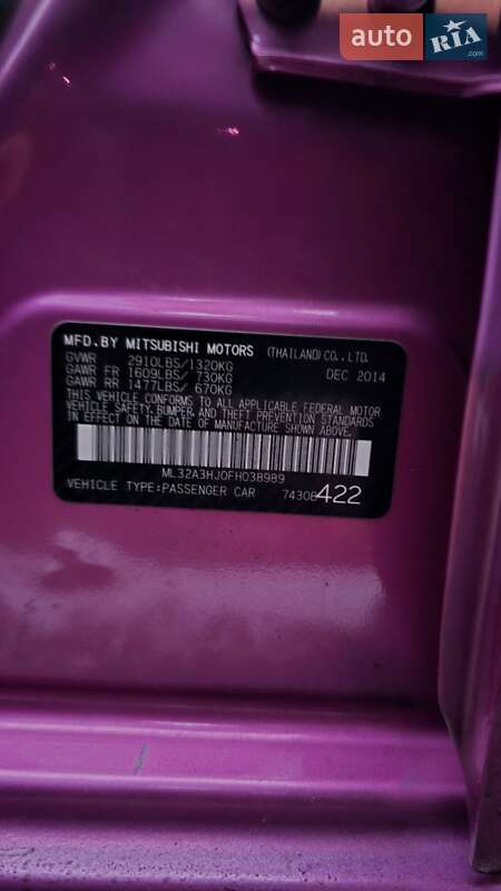 Хетчбек Mitsubishi Mirage 2014 в Києві