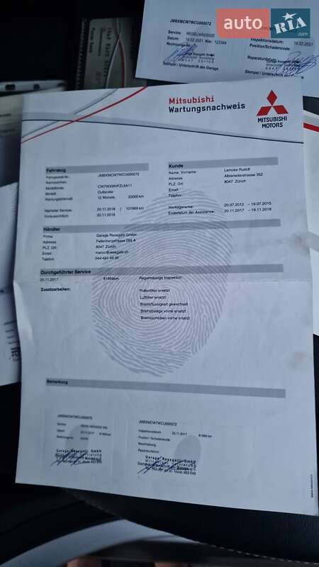 Внедорожник / Кроссовер Mitsubishi Outlander 2012 в Львове