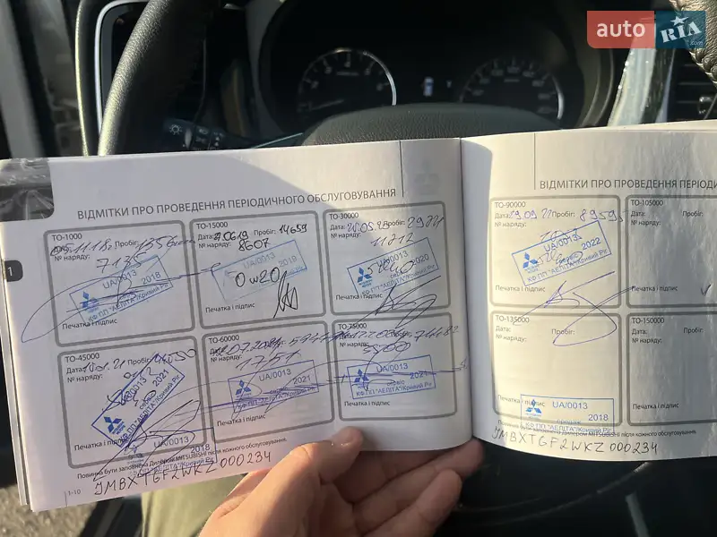 Позашляховик / Кросовер Mitsubishi Outlander 2018 в Кривому Розі документ