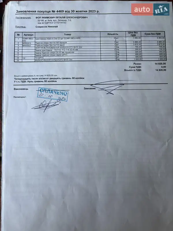 Внедорожник / Кроссовер Mitsubishi Outlander 2009 в Славянске документ
