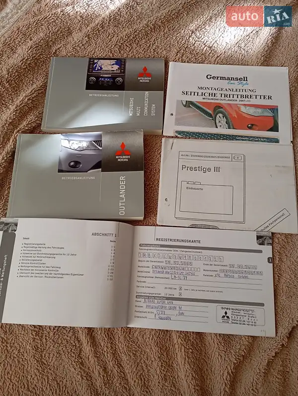 Внедорожник / Кроссовер Mitsubishi Outlander 2009 в Сторожинце документ