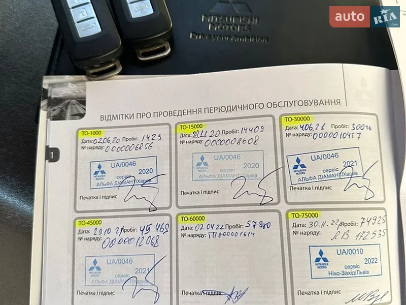 Внедорожник / Кроссовер Mitsubishi Outlander 2019 в Киеве документ