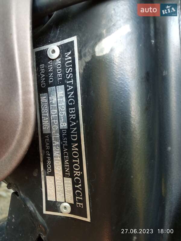 Мотоцикл Классик Musstang MT 125-8 2021 в Захарьевке