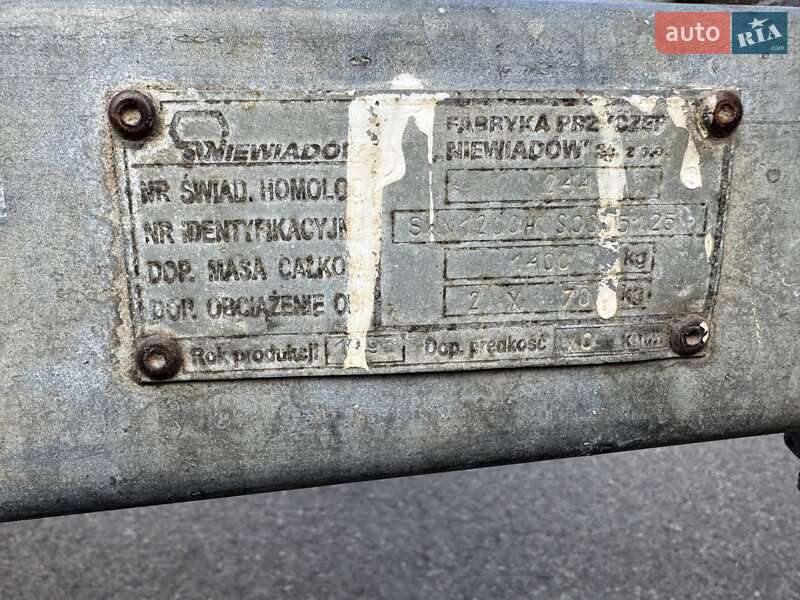 Тентований борт (штора) - прицеп Niewiadow 1200 1995 в Мукачевому фото 10 Тентований борт (штора) - прицеп Niewiadow 1200 1995 в Мукачевому