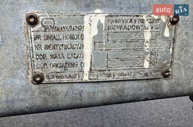 Тентованный борт (штора) - прицеп Niewiadow 1200 1995 в 