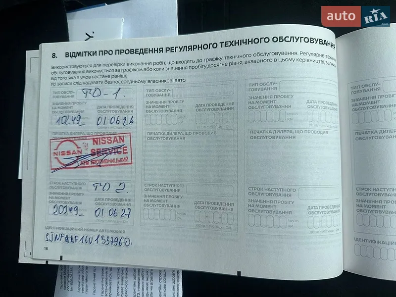 Внедорожник / Кроссовер Nissan Juke 2024 в Кропивницком документ 2 фото Внедорожник / Кроссовер Nissan Juke 2024 в Кропивницком документ